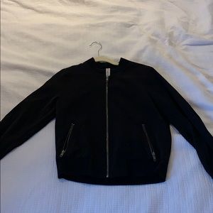 Nordstrom Black Bomber Jacket